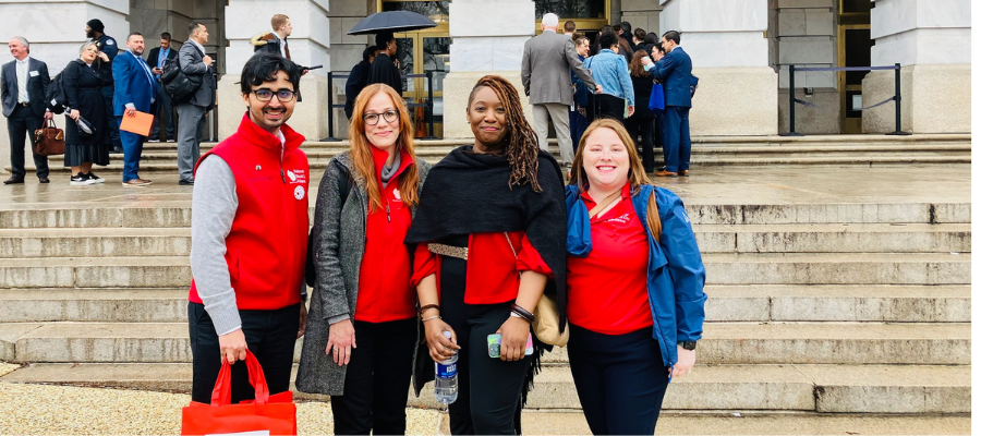 Dr. Rali and members of the NBCA in D.C.