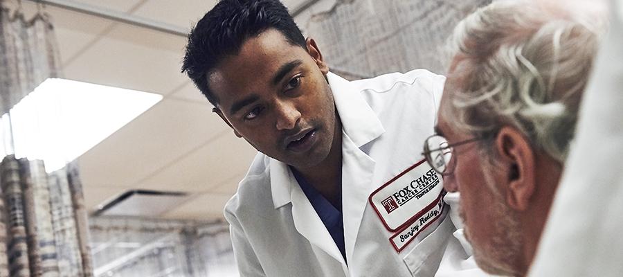 Doctor discusses treatment plan with patient