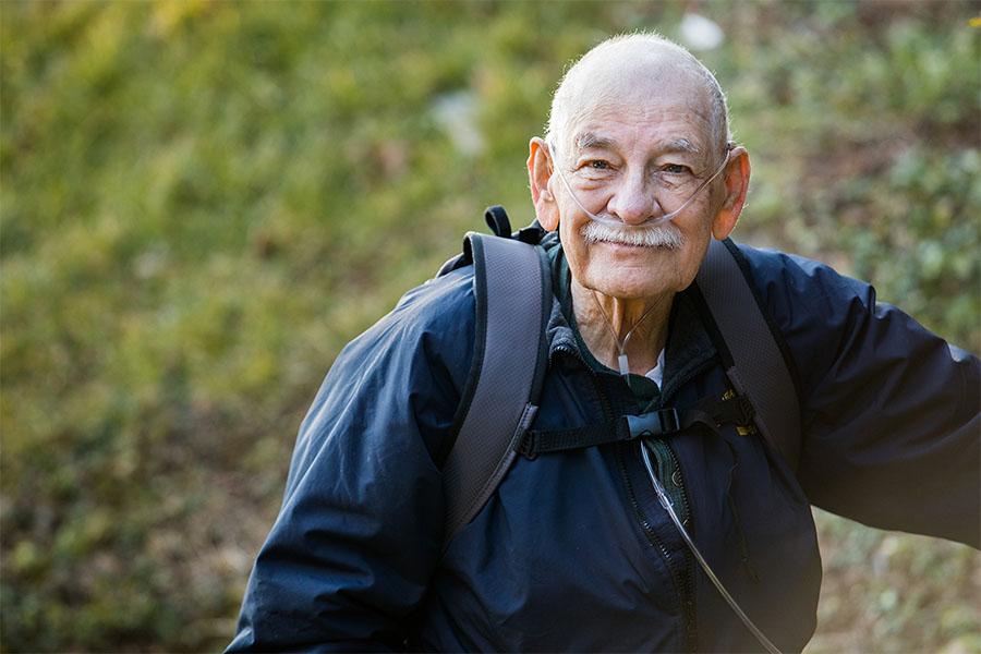 Ted, diagnosed with pulmonary arterial hypertension