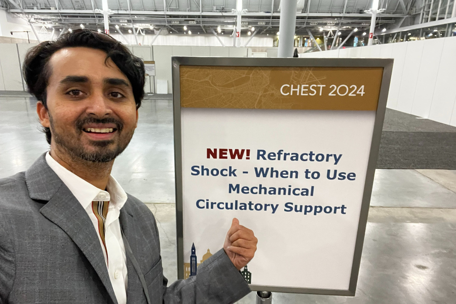 Dr. Rali served as course faculty for simulation class on mechanical circulatory support devices.