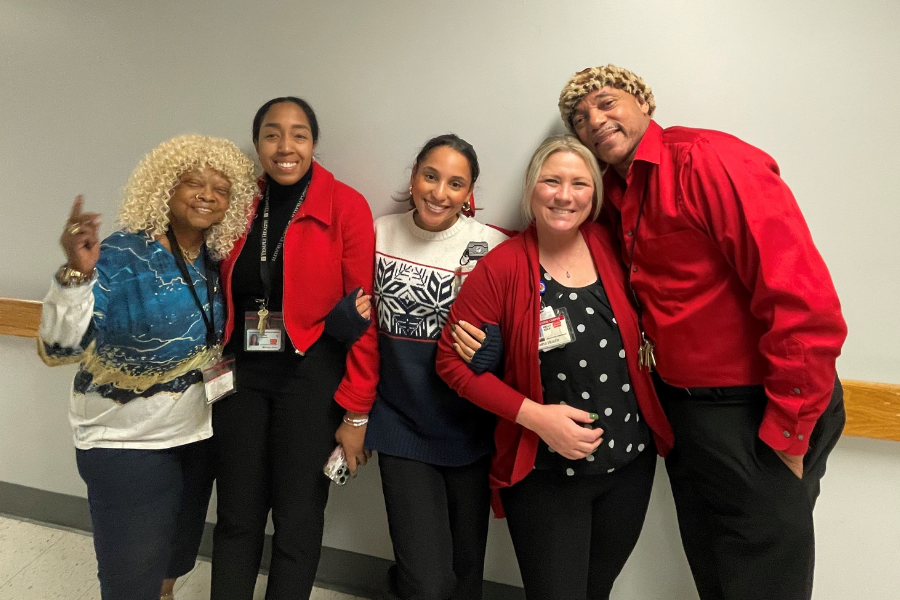 TUH-Episcopal Campus team members at this year's Adopt-a-Patient celebration.