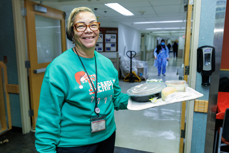 Is there anything better than a holiday sweater? How about one that’s also Temple-themed?