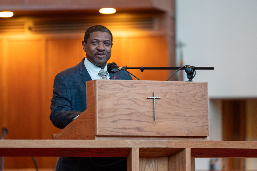 Deacon Fred Mole, Chairman of Zion Baptist Church's Deacon Board.