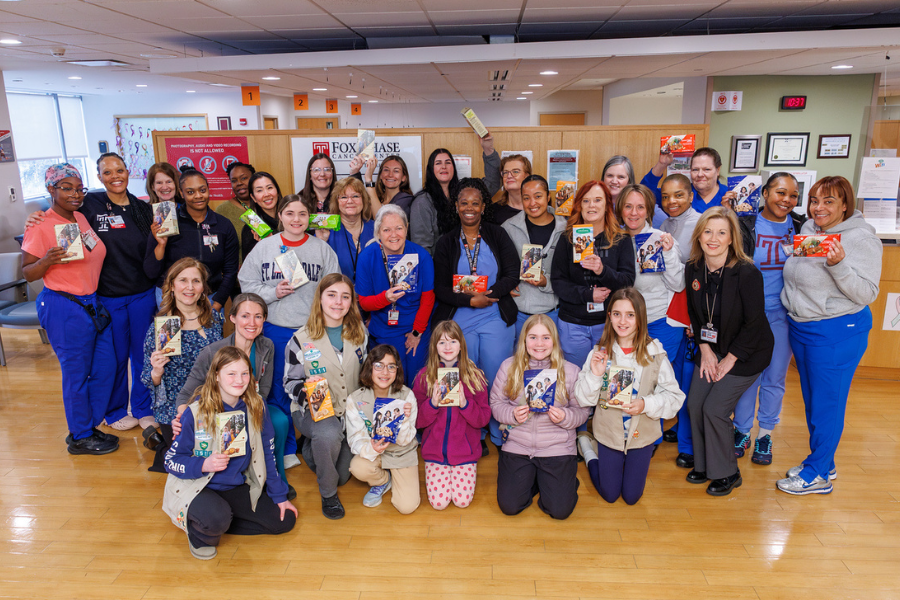 Our team members were thrilled to receive their delicious cookies!