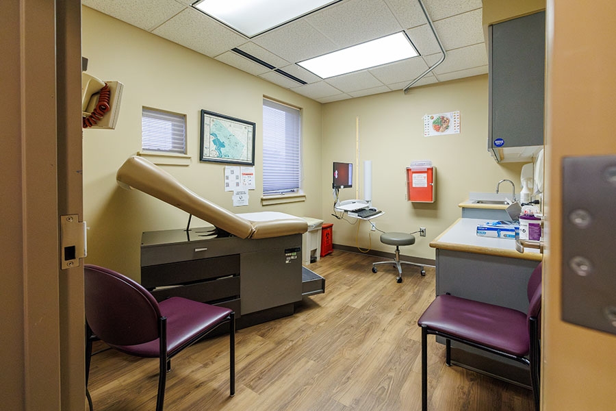 Chestnut Hill Family Practice patient room