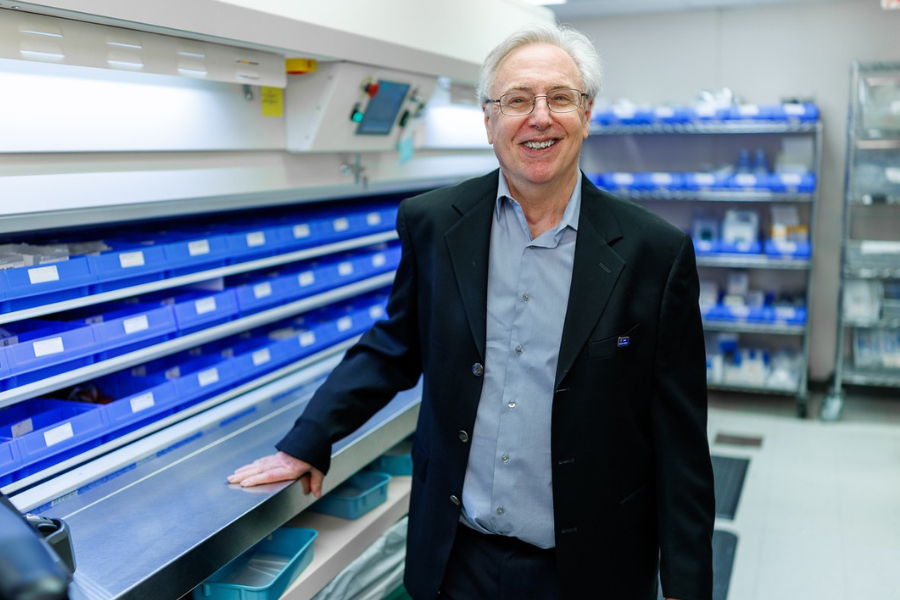 George Miller in the Clinical Pharmacy at TUH-Jeanes Campus.