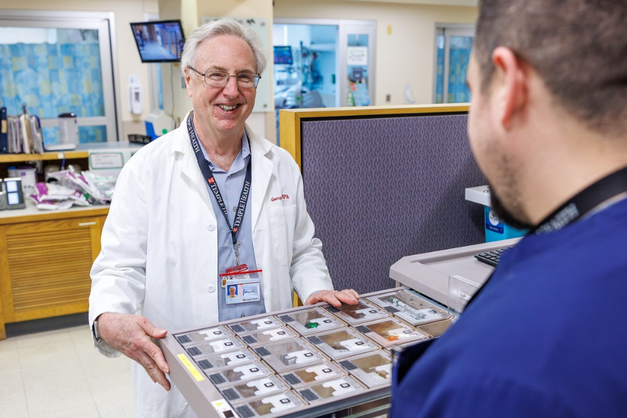 George Miller, Jeanes’ Clinical Pharmacy Manager, who has been instrumental in bringing clinical trials to campus.