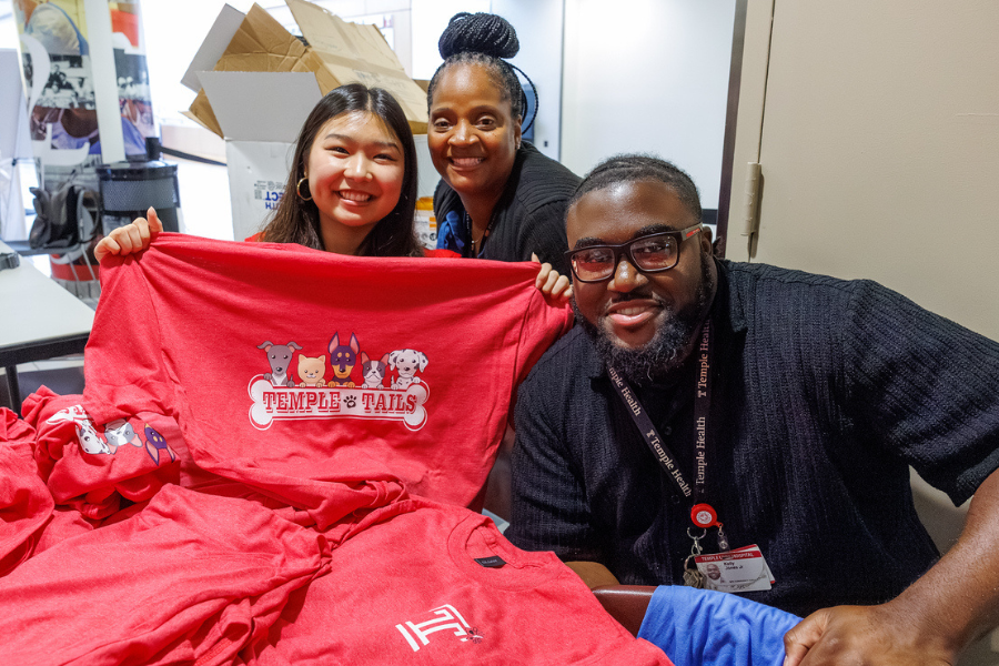 Our TUH-Main Campus employees loved getting quality time with these furry friends—all available for adoption at local rescues!