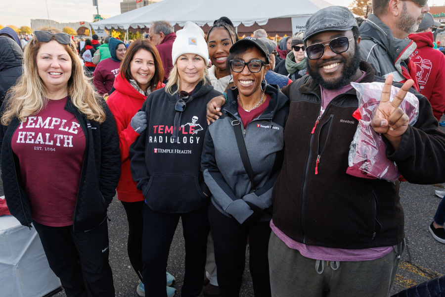 Temple Health team members at this year’s Heart Walk.