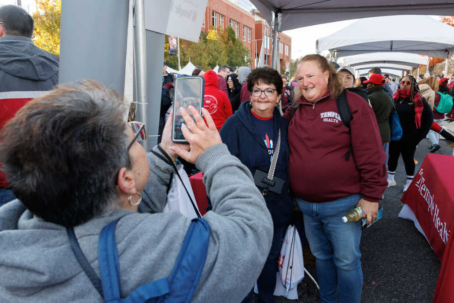 Temple Health team members at this year’s Heart Walk.
