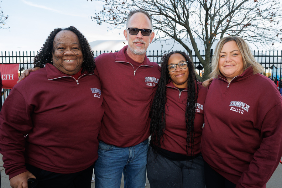 Temple Health team members at this year’s Heart Walk.