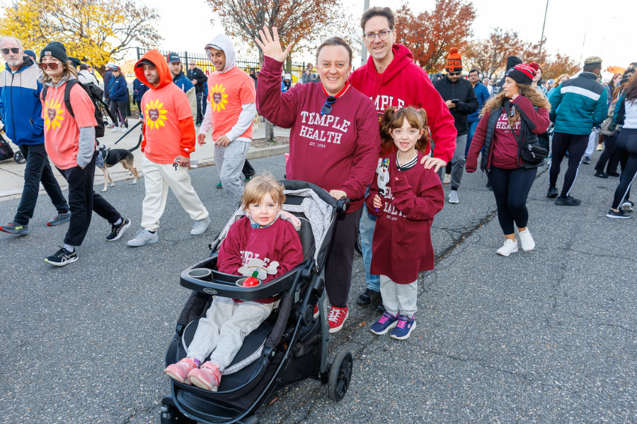 Temple Health team members at this year’s Heart Walk.