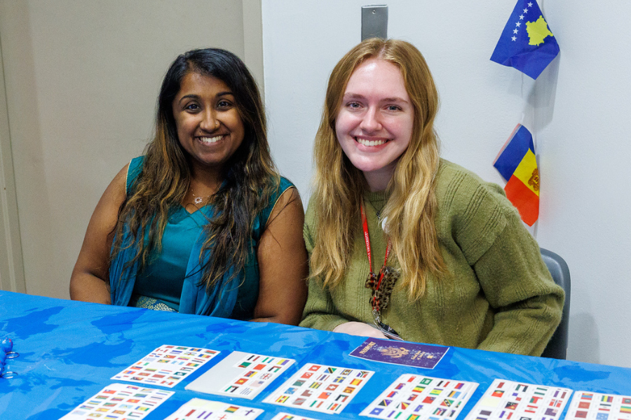 Temple Health employees enjoying the International Day Fair!