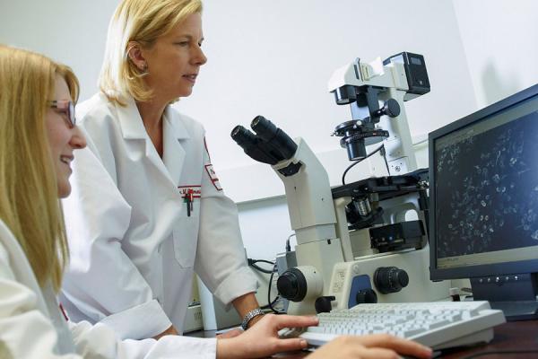 Dr. Ellen Unterwald in the Center for Substance Abuse Research