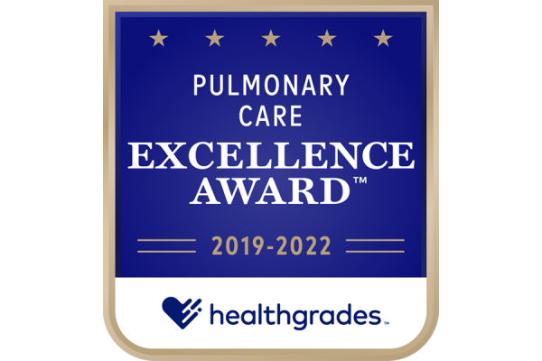 2022 Healthgrades Pulmonary Care Excellence Award for TUH-Jeanes Campus