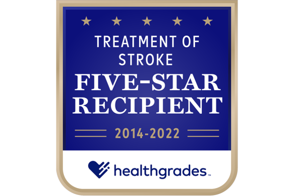 2022 Healthgrades Treatment of Stroke Five-Star Award for TUH-Jeanes Campus