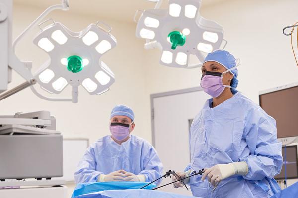 Dr. Tatyan Clarke performing surgery