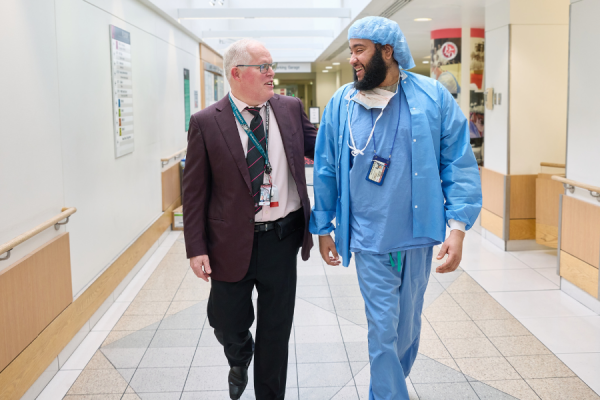 julian with colleague