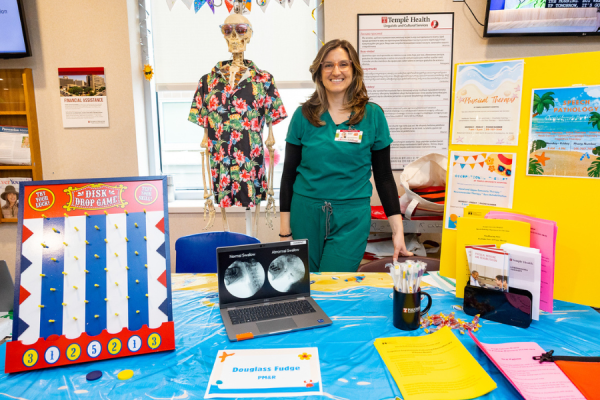 Team members offered resources and information, as well as games and prizes!