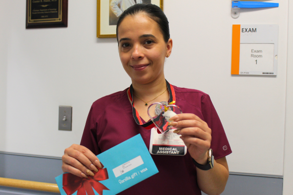 Vicmary Camacho, Medical Assistant in the Department of Neurology.