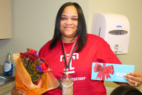 TFP C.A.R.E.S. Award winner Nyema Hewlett.