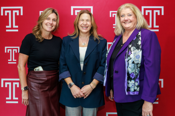 Kimberly Hanson, First Lady Lori Shapiro, and Sharon Kurfuerst.
