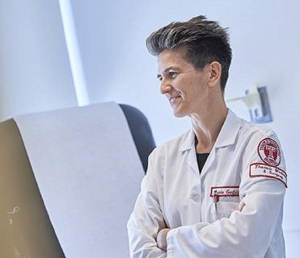 Candid of Dr. Jamie Garfield smiling