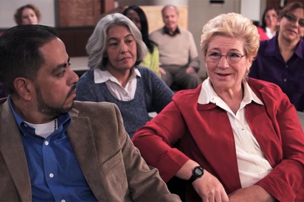 Bariatric patients attend support group