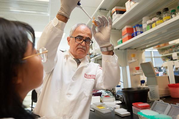 Dr. Khalili testing a new breakthrough in HIV treatment