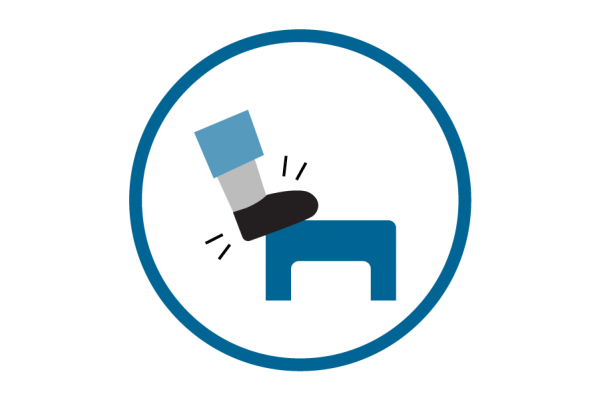 Tripping on step stool